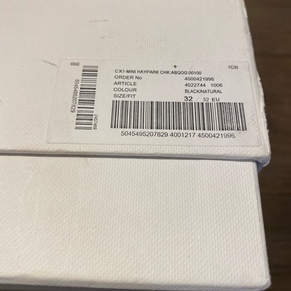 *RARE* Burberry Children Mini Haypark Sneaker - Picture 12 of 13